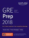 GRE 2018 Strategies Practice and Review with 4 Practice Tests Online  Book