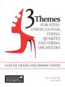 3 Themes for SteelString Guitar String Quartet and String Orchestra  Solo Guitar and Score only Sheet Music