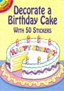 Decorate a Birthday Cake With 50 Stickers
