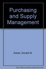 Purchasing and Supply Management