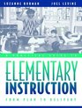 Practical Guide to Elementary Instruction A From Plan to Delivery