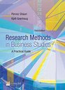 Research Methods in Business Studies A Practical Guide AND Onekey Website Access Card