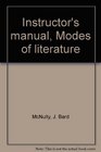 Instructor's manual Modes of literature