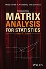 Matrix Analysis for Statistics Third Edition