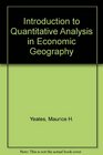 An Introduction to Quantitative Analysis in Economic Geography
