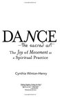 DanceThe Sacred Art The Joy of Movement as Spiritual Practice