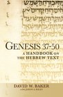 Genesis 3750 A Handbook on the Hebrew Text
