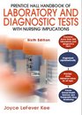 Handbook of Laboratory and Diagnostic Tests