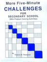 More Five Minute Challenges MiniProblem Solving Activities