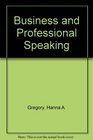 Business and Professional Speaking