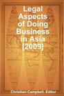 Legal Aspects of Doing Business in Asia