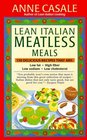 Lean Italian Meatless Meals