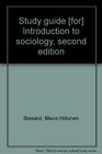Study guide  Introduction to sociology second edition