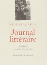 Journal litteraire de Paul Leautaud