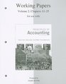 Principles of Accounting Working Papers Volume 2 Chapters 1225