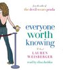 Everyone Worth Knowing (Audio CD) (Abridged)