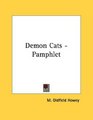 Demon Cats  Pamphlet