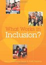 What Works in Inclusion