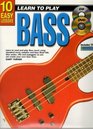 10 EASY LESSONS BASS DVD AND BOOKLET IN PLASTIC CASE