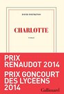 Charlotte  Prix Renaudot 2014