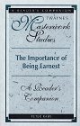 The Importance of Being Ernest A Reader's Companion