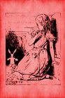 Alice in Wonderland Journal - Alice and The White Rabbit (Red): 100 page 6" x 9" Ruled Notebook: Inspirational Journal, Blank Notebook, Blank Journal, ... Journals - Red Collection) (Volume 7)