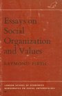 Essays on Social Organisation and Values