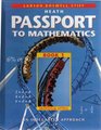 Passport To Mathematics An Integrated Approach Book 1