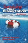 Surviving Your Dissertation A Comprehensive Guide to Content and Process