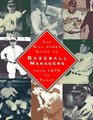 The BILL JAMES GUIDE TO BASEBALL MANAGERS From 1870 to Today