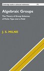 Algebraic Groups The Theory of Group Schemes of Finite Type over a Field