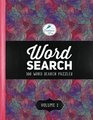 Word Search 100 Word Search Puzzles Volume 1 A Unique Book With 100 Stimulating Word Search Brain Teasers Each Puzzle Accompanied By A Beautiful  Relaxation Stress Relief  Art Color Therapy