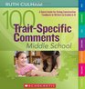 100 TraitSpecific Comments Middle School A Quick Guide for Giving Constructive Feedback to Writers in Grades 68