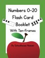 Numbers 020 Flash Card Booklet With TenFrames
