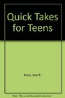 Quick Takes For Teens Rituals  Retreats
