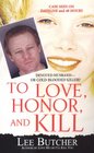 To Love Honor and Kill