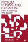 Problem Solving and Education Issues in Teaching and Research