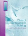 Clinical Gerontological Nursing A Guide to Advanced Practice