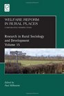 Welfare Reform in Rural Places Comparative Perspectives