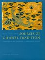 Sources of Chinese Tradition