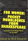 For Women: Pocket Monologues from Shakespeare