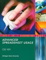 Advance Spreadsheet Usage CSE 101