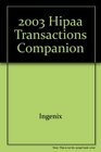 2003 Hipaa Transactions Companion