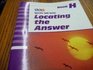 Locating the Answer Book H