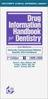 Drug Information Handbook for Dentist 19992000