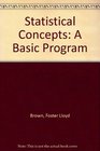 Statistical Concepts A Basic Program