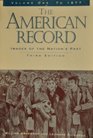 The American Record Images of The Nation's Past