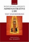 Beatson Matthews  Elliot's Administrative Law Text and Materials