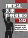 Football Rule Differences 2002