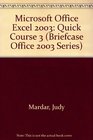 Microsoft Office Excel 2003 Quick Course 3